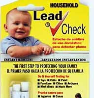 Detector casero de niveles de plomo en los juguetes