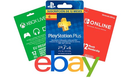 Sin esperas y a precios de locura: el cupón PDESCUENTO15 de eBay nos deja más baratas todavía las tarjetas de saldo y suscripción para PlayStation, Xbox y Nintendo