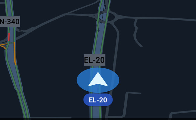 Modo De Conducción en Google Maps
