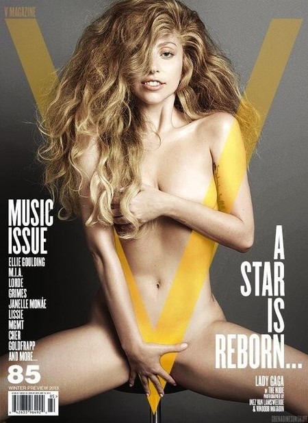 Leona por arriba, y ni un pelo de tonta por abajo. Así es Lady Gaga en la portada de V Magazine