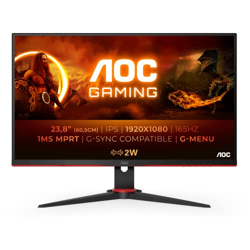 AOC 24G2SPAE/BK 23.8" LED IPS FullHD 165Hz FreeSync Premium