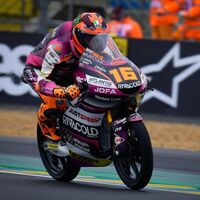 Andrea Migno sorprende con neumáticos de seco en lluvia para hacer la pole y Pedro Acosta saldrá 21º