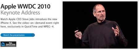 Ya está disponible el vídeo de la Keynote WWDC 2010