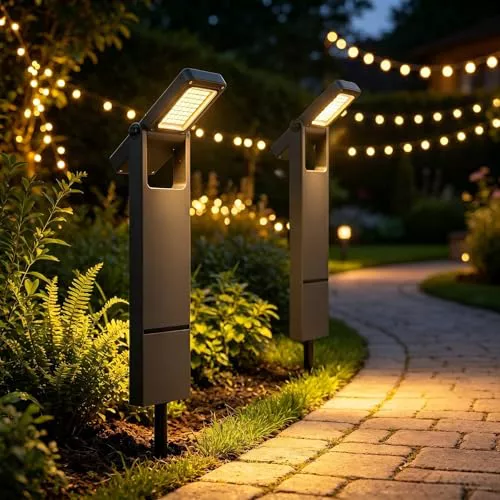 kefflum Lamparas Solares Exterior Jardin, Luces Solares Led Exterior