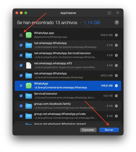 WhatsApp Macをアンインストールする