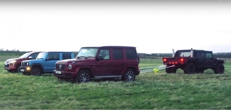 El veterano Hummer H1 demuestra su poder frente a tres SUV ¡y el resultado fue épico!