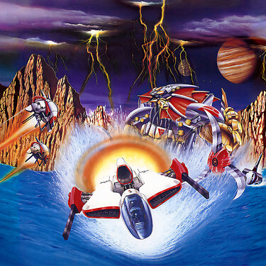 Sega Tenia El Verdadero R Type Killer Pero Lo Mejor De Thuder Force Iv Era Que O Aprendias A Configurar La Velocidad De La Nave O No Te Lo Pasabas
