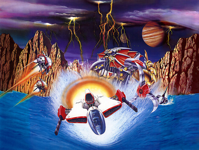 Sega Tenia El Verdadero R Type Killer Pero Lo Mejor De Thuder Force Iv Era Que O Aprendias A Configurar La Velocidad De La Nave O No Te Lo Pasabas