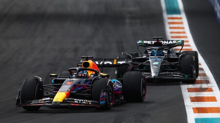 Verstappen Russell Miami F1 2023