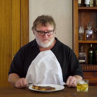 Hace 10 años, el jefe de Steam se convirtió en un experto gastronómico en un anuncio de filetes que solo vieron los más curiosos