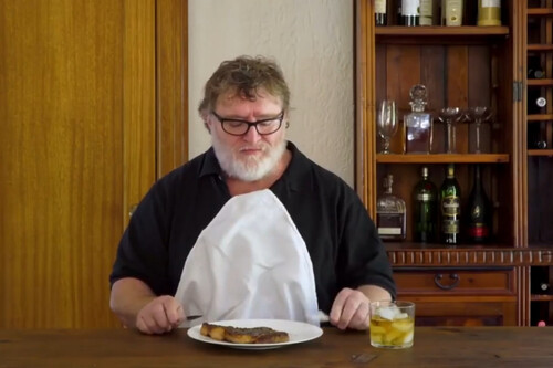 Gabe Newell Anuncio Filete