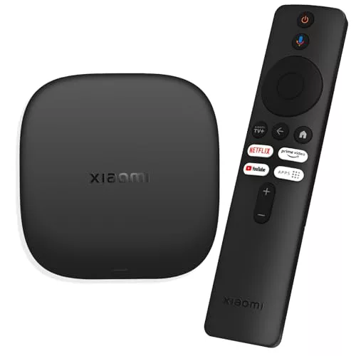 Xiaomi Mi TV Box S 3rd Gen, 2GB RAM + 32GB ROM, Wi-FI 6, Streaming 4K Ultra HD, Bluetooth, Soporta Google TV, Negro