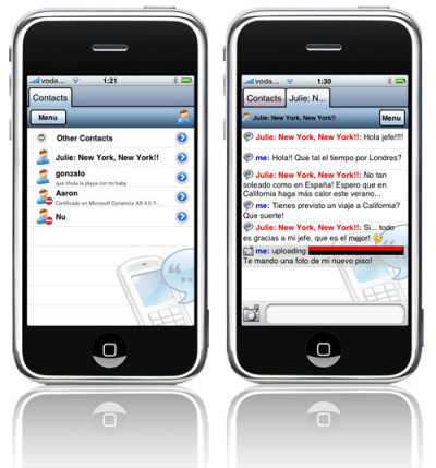 Agile Messenger: Más mensajería instantánea para iPhone / iPod touch