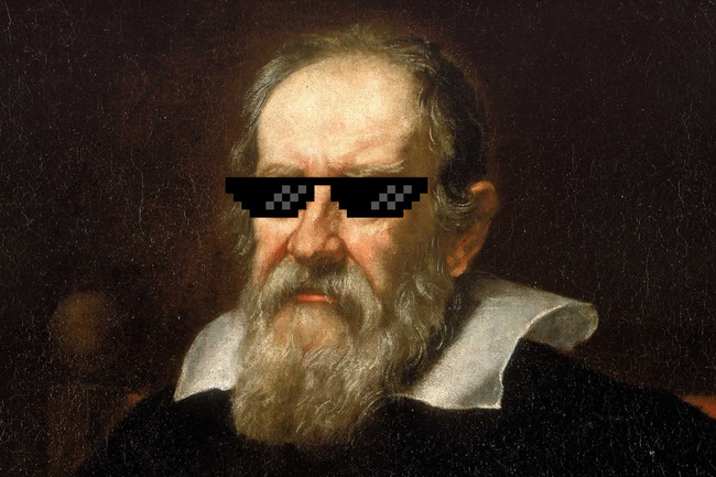 La historia de cómo Galileo hizo avanzar enormemente la ciencia con un estúpido truco literario. 650_1200