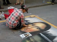 Arte efímero en las calles de Florencia