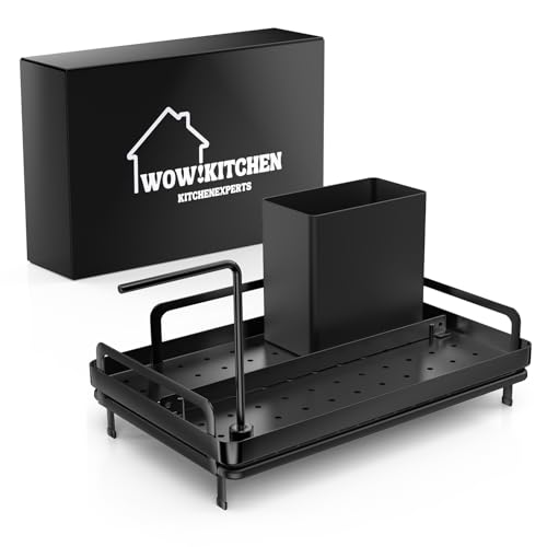 WOW!Kitchen® Organizador de fregadero de acero inoxidable
