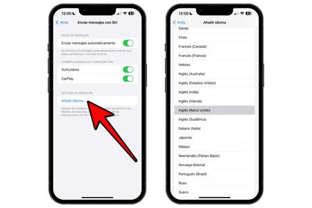 Siri Ajustes Idioma 2