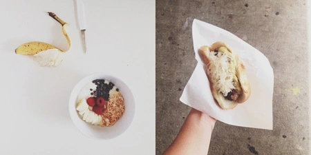 Las fotos de comida también pueden ser minimalistas