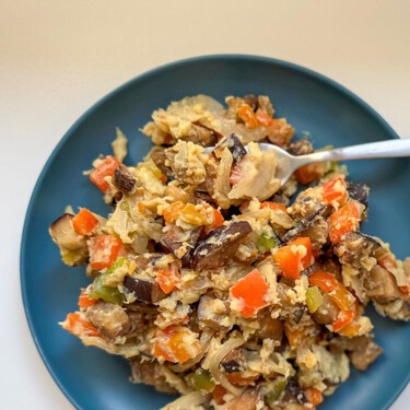 Revuelto de verduras, una receta atractiva para aprovechar sobras