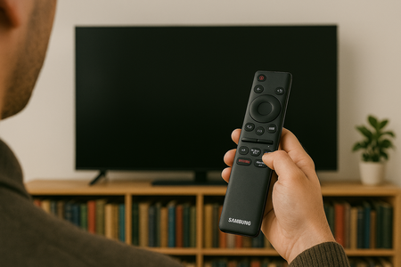 mando en una tele Samsung