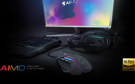 Roccat anuncia los Khan Aimo, otros llamativos auriculares gaming con soporte para sonido Hi-Res