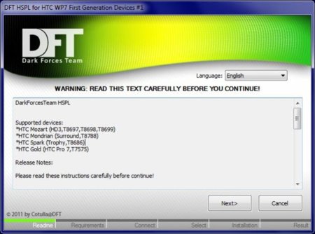 DFT abre la puerta al mundo de las ROMS personalizadas en Windows Phone 7