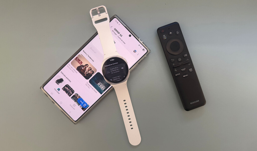 Si tienes una Smart TV Samsung y un Galaxy Watch, tienes otro mando a distancia: así la puedes controlar usando el reloj