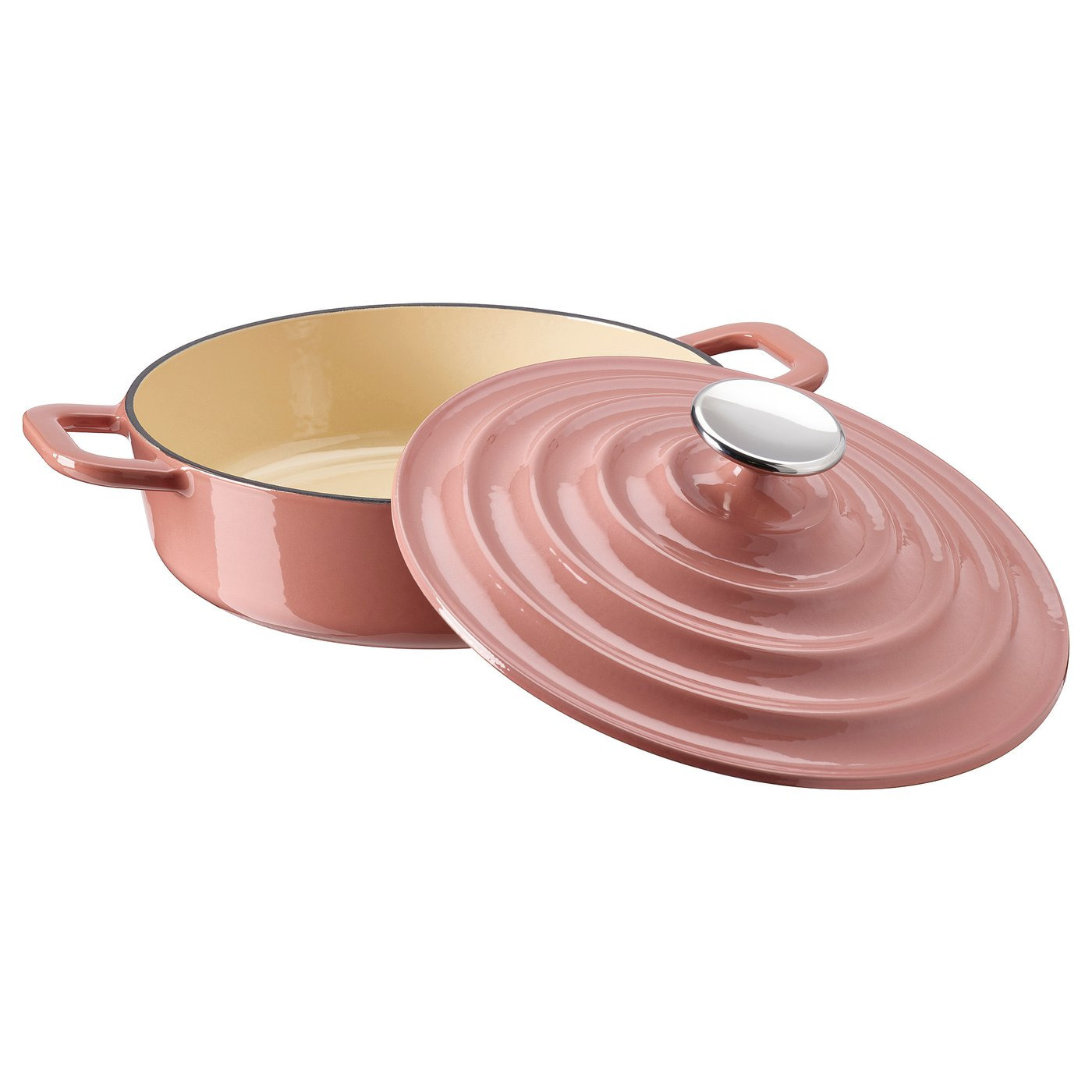 VARDAGEN - Olla con tapa, hierro fundido esmaltado