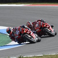 Danilo Petrucci no adelantó a Andrea Dovizioso para intentar ganarse la renovación con Ducati