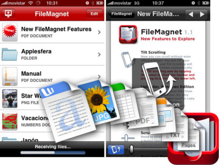 FileMagnet y otras aplicaciones para trasferir archivos al iPhone vía Wi-Fi