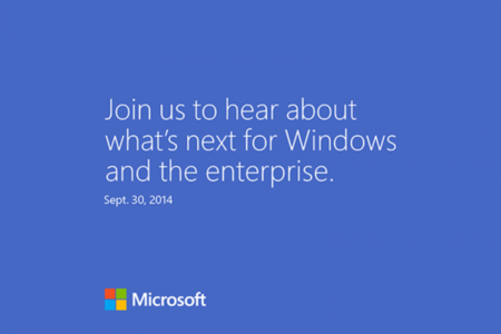 Microsoft anuncia evento para el 30 de septiembre ¿veremos Windows 9?