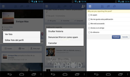 Facebook para Android