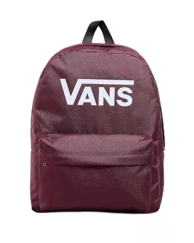 Vans - Old Skool Print Backpack-B, Mochila Unisex, Rojo, One Size - VN000HYCK1O1