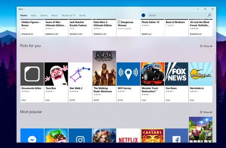 Las líneas de diseño inspiradas en Fluent Design llegan a la Tienda de Windows para los insiders del Anillo Rápido