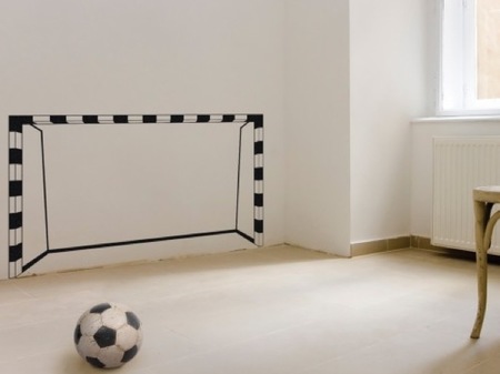 ¿Colocarías una portería en la habitación de los niños?