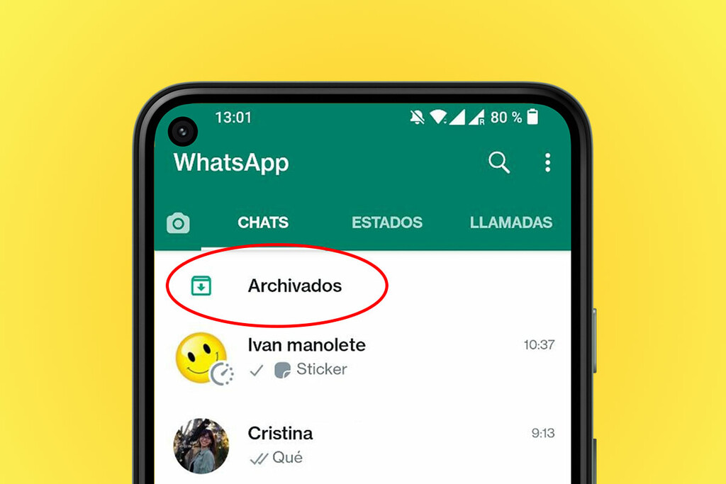 Cómo quitar la pestaña 'Archivados' de WhatsApp