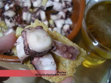 Receta de pulpo al ajillo