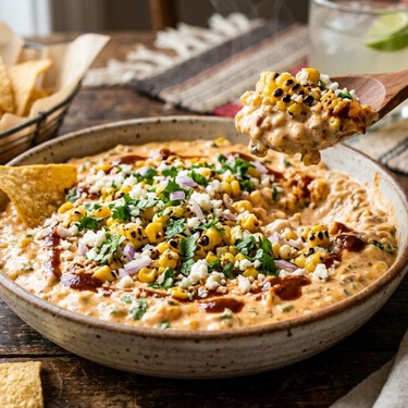 Cómo hacer un delicioso dip de elote enlatado con chipotle lleno de sabor: es cremosito y queda listo en solo 15 minutos 