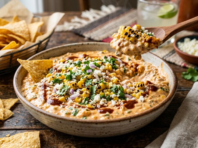 Cómo hacer un delicioso dip de elote con chipotle lleno de sabor: es cremosito y queda listo en solo 15 minutos