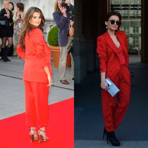 Miroslava Duma copia el look de Penélope Cruz