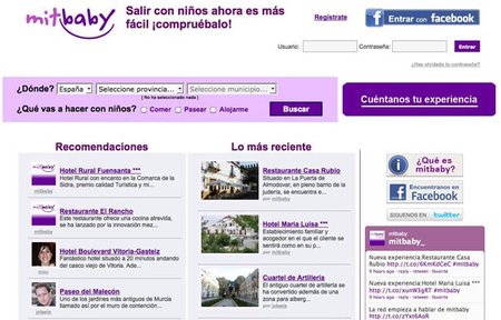 Mitbaby: nueva red social para padres que quieren salir o viajar con niños