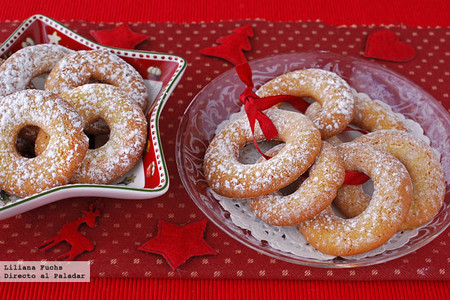 Roscos de naranja. Receta de Navidad