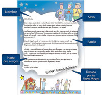 Carta de respuesta de los Reyes Magos