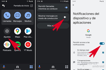 Modo Conducción Mensajes