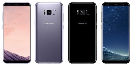 Más imágenes de prensa del Galaxy S8: en color gris plomo y negro