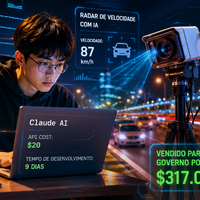 Um estudante chinês de 20 anos transformou uma câmera velha e 20 dólares de inteligência artificial num radar de velocidade em apenas nove dias e acabou vendendo o projeto para o governo por 317 mil dólares 