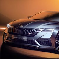 Estos son los bocetos del Škoda Octavia RS iV, el primer modelo RS híbrido enchufable de la marca: lo conoceremos en marzo
