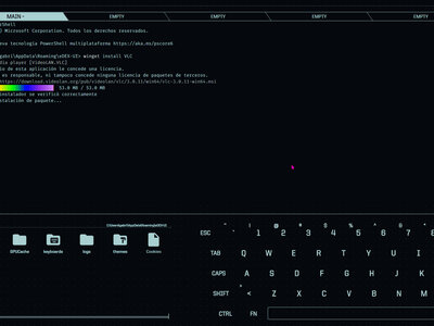 eDEX-UI: una terminal para Windows, Linux y macOS que parece sacada de una película de ciencia ficción sobre hackers