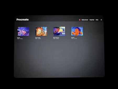 iPad Pro の画面の粒状感