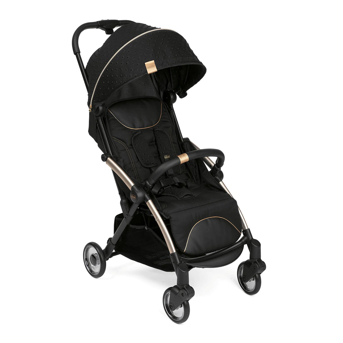 Silla De Paseo Chicco Goody Plus Black Re_Lux, en negro
